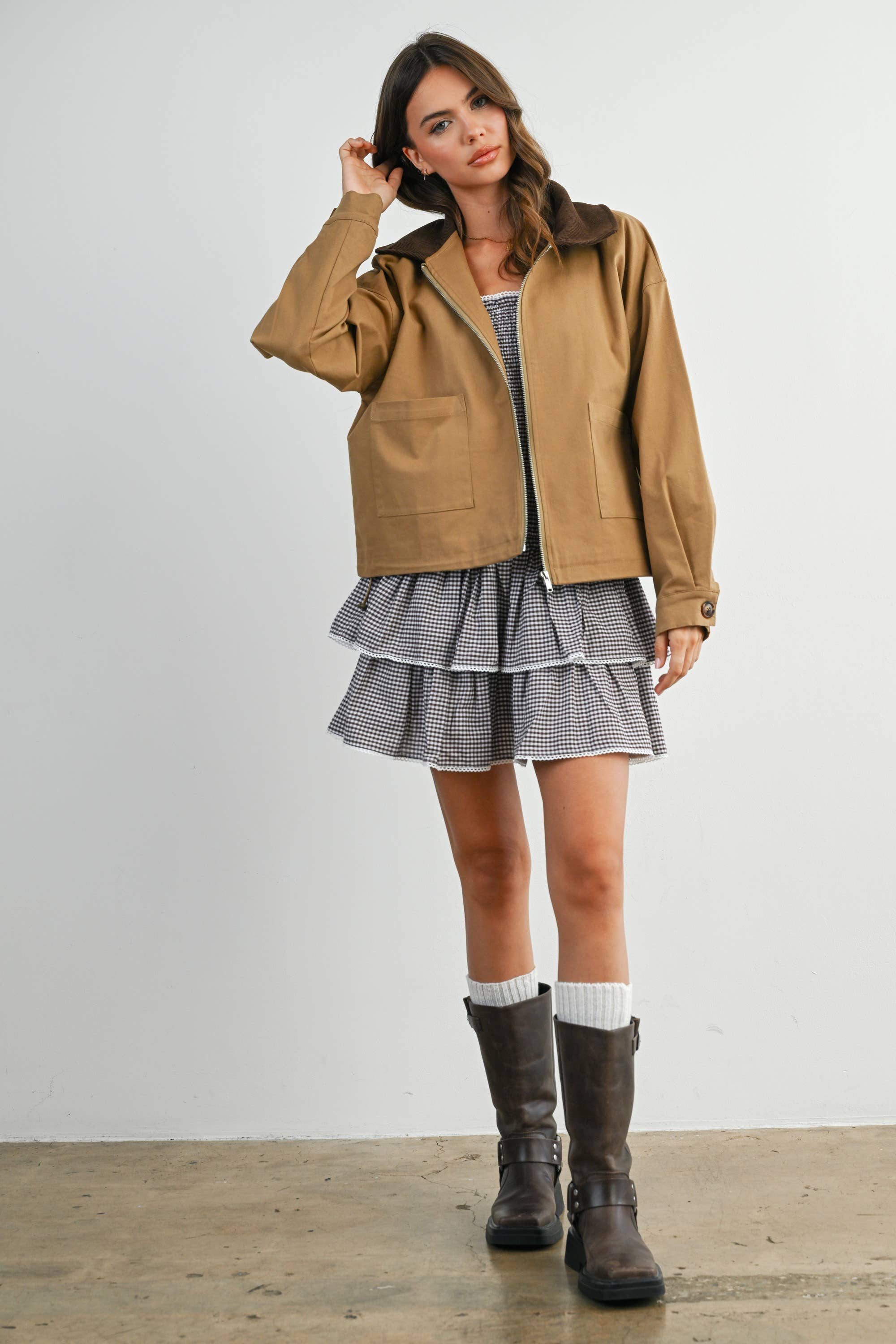 The Johnny Collared Zip-Up Jacket