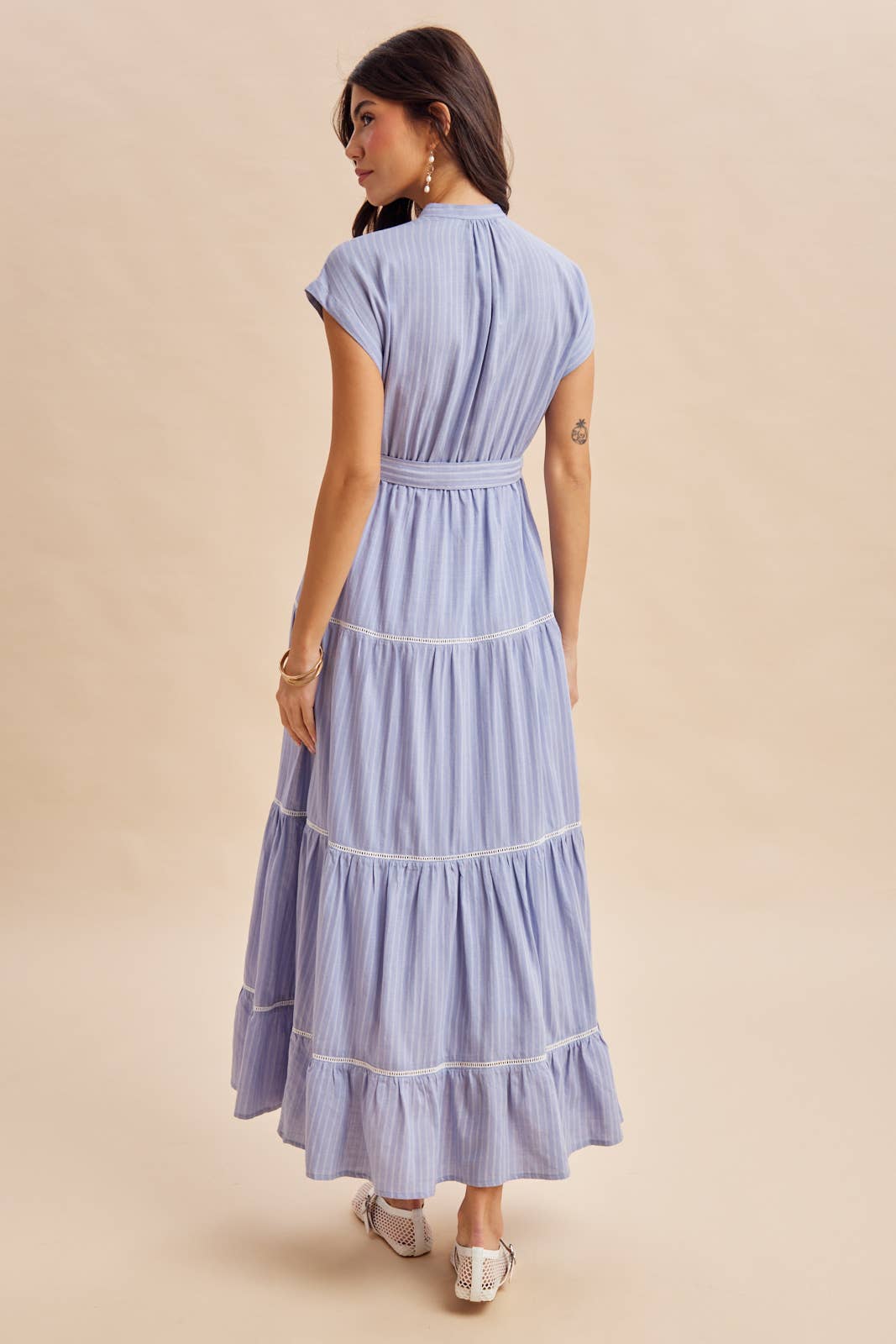 The Nancy Button Down Maxi Dress