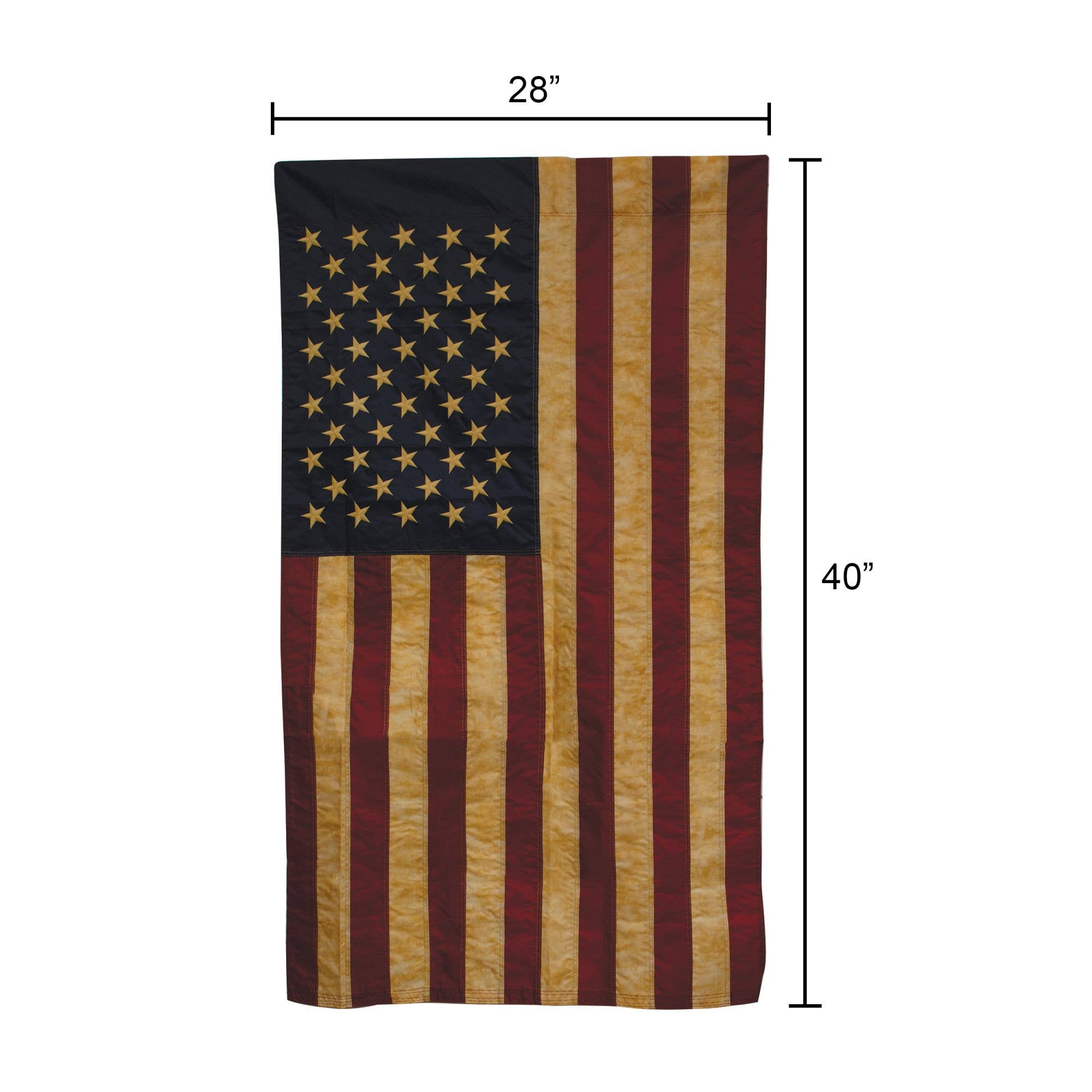Tea-Stained American Porch Flag