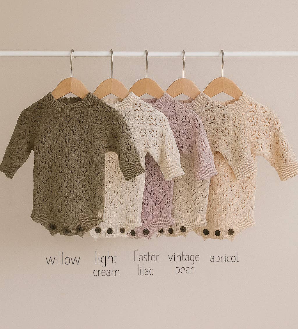 The Willow Lacey Knit Romper