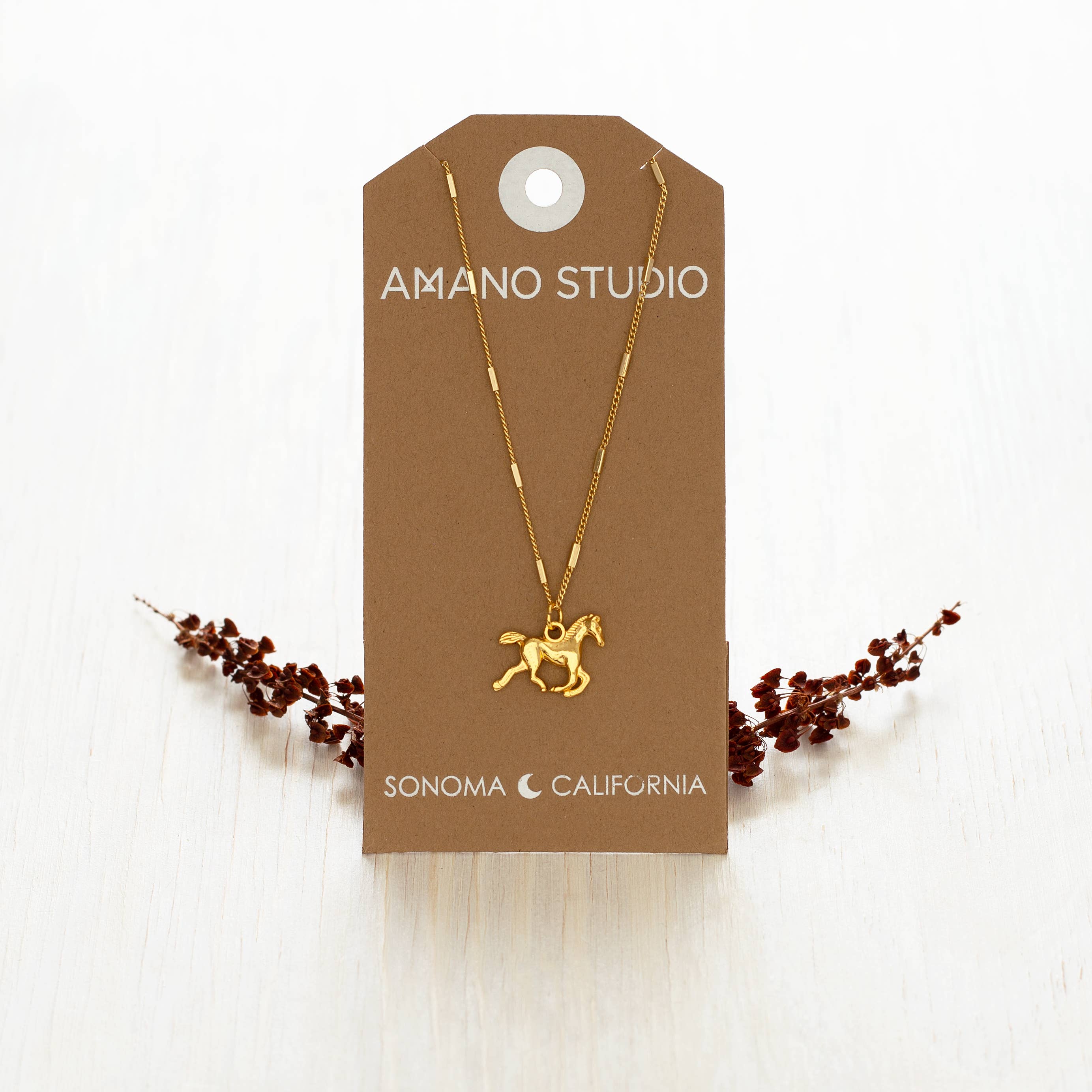 Year of the Horse Charm Necklace