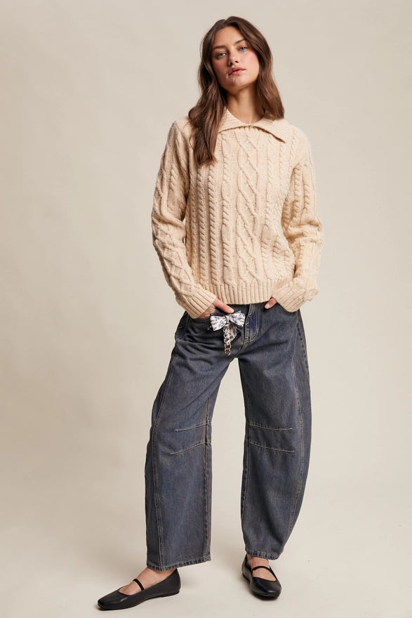 The Mavis Cable Knit Sweater