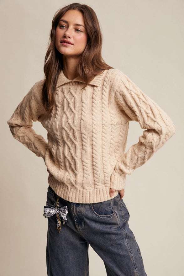 The Mavis Cable Knit Sweater