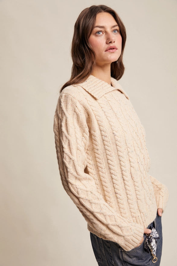 The Mavis Cable Knit Sweater