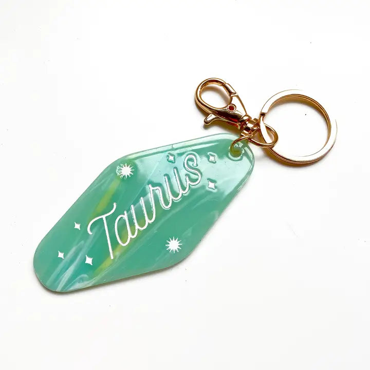 Zodiac Motel Key Chain
