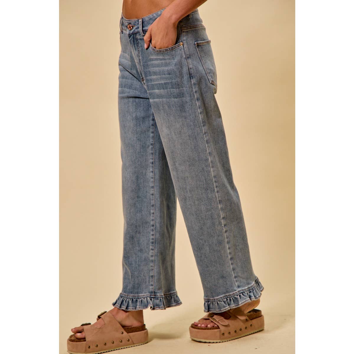 The Tina Ruffled Jean