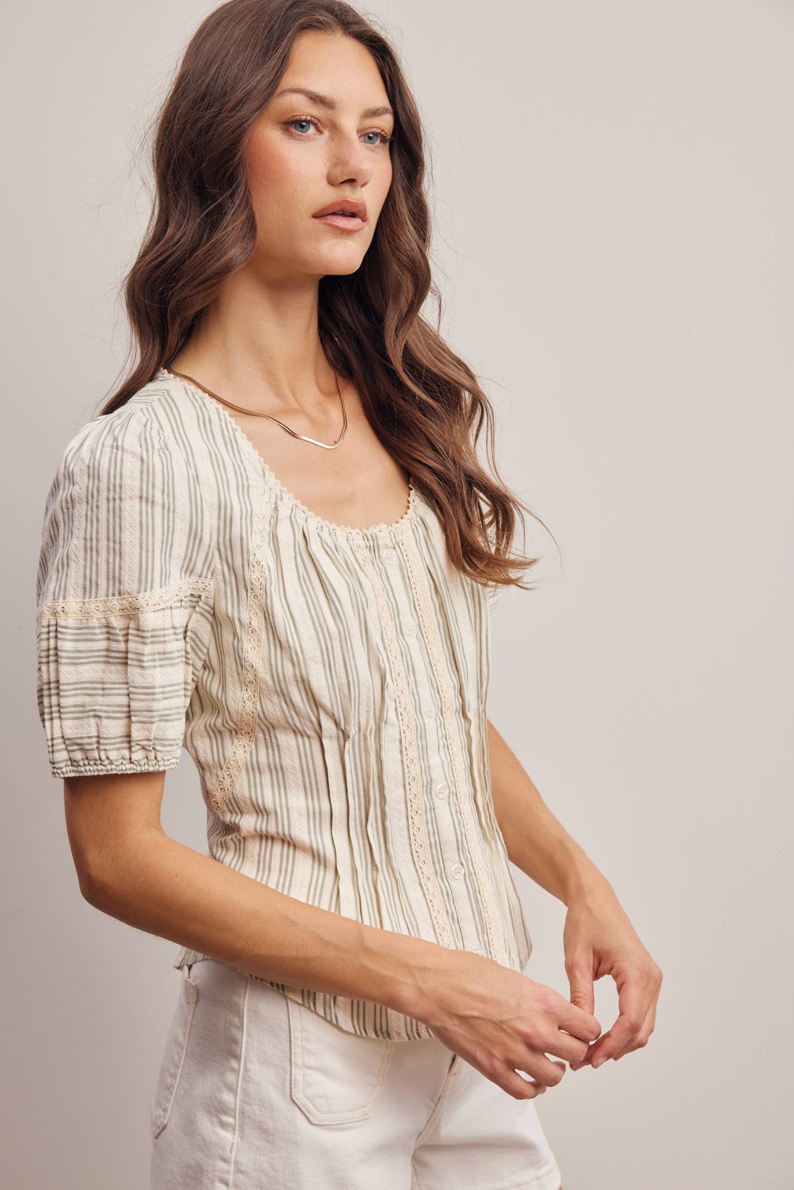 The Rory Stripped Blouse