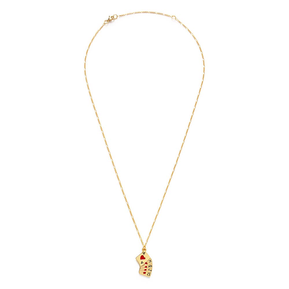 Playing Cards Charm Necklace