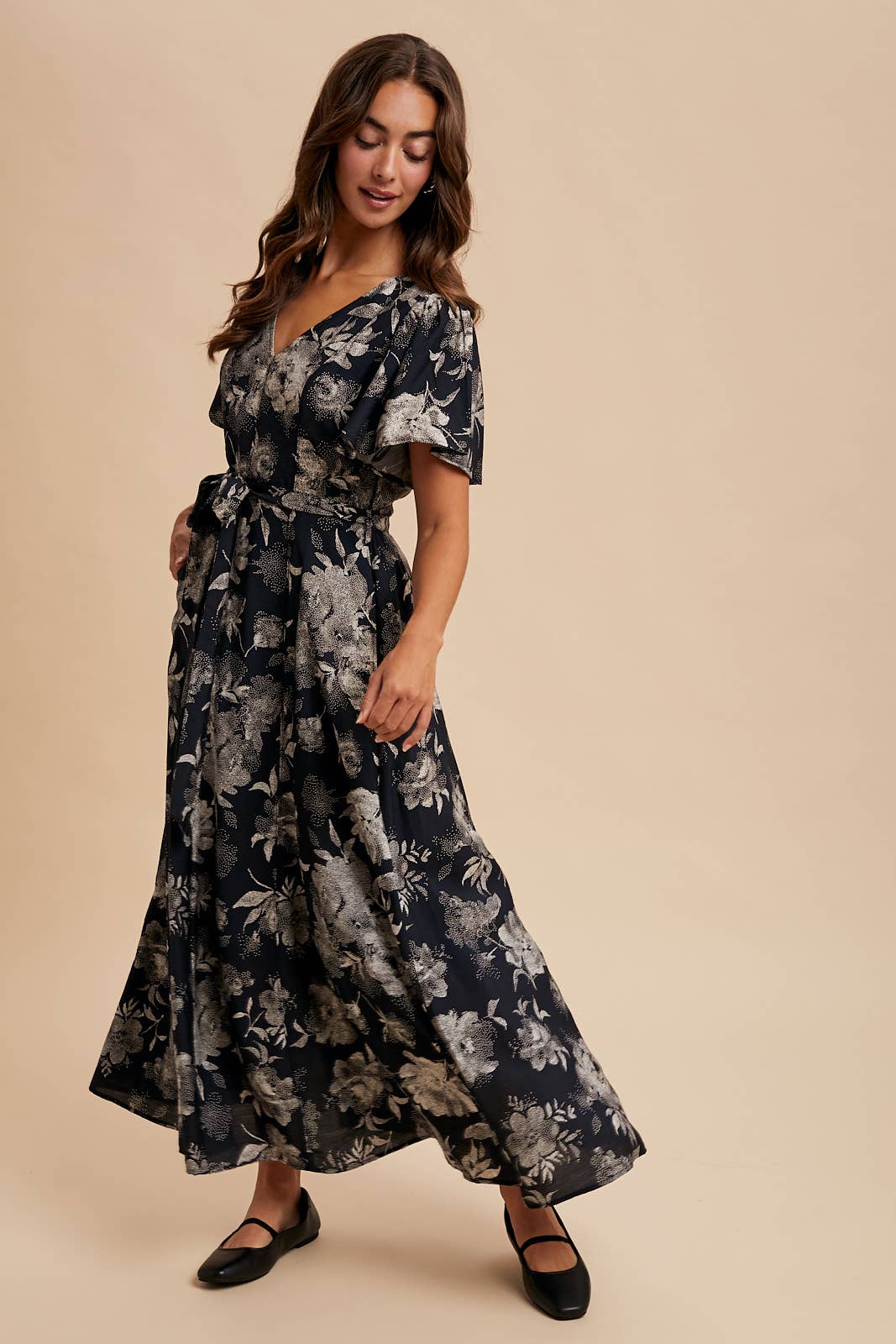 The Morgan Flutter Sleeve Dress