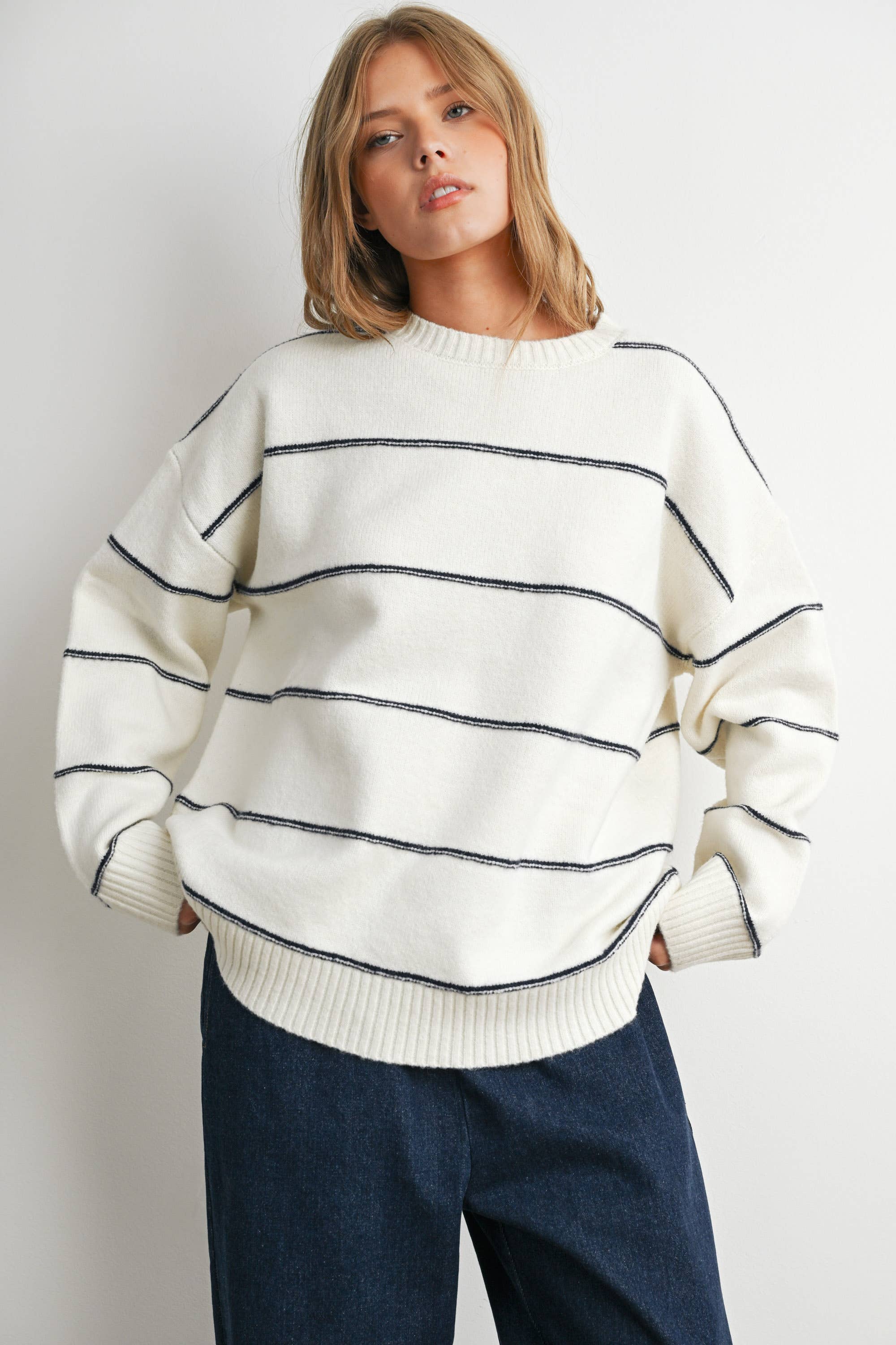 The Cooper Drop Shoulder Sweater