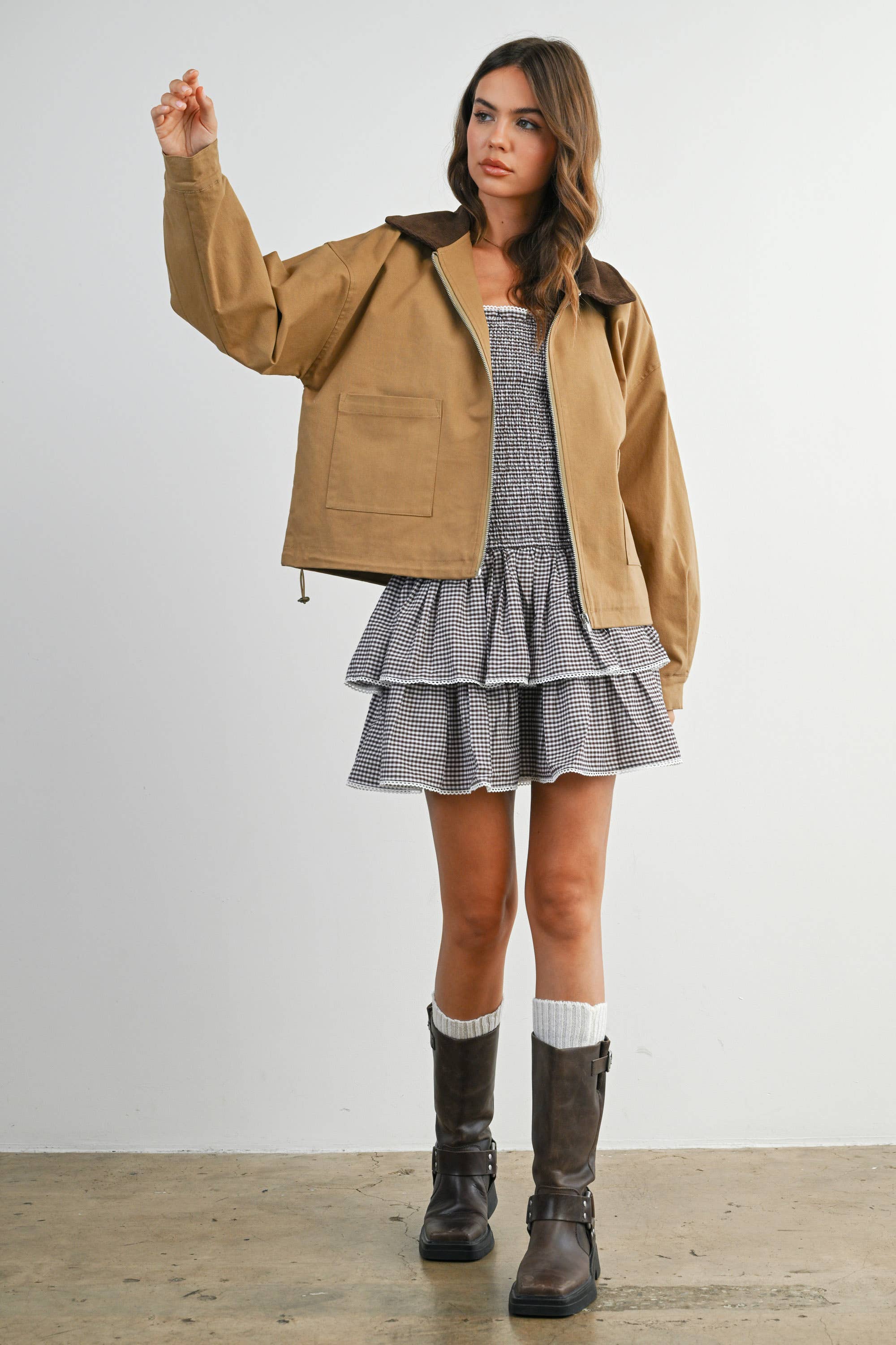 The Johnny Collared Zip-Up Jacket