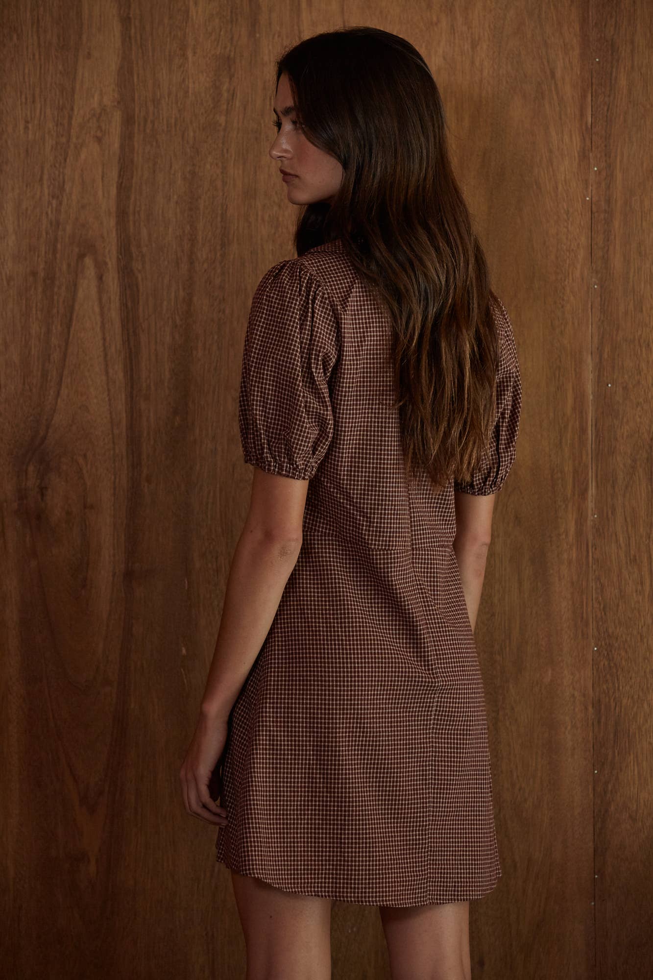 The Elowyn Collar Mini Dress