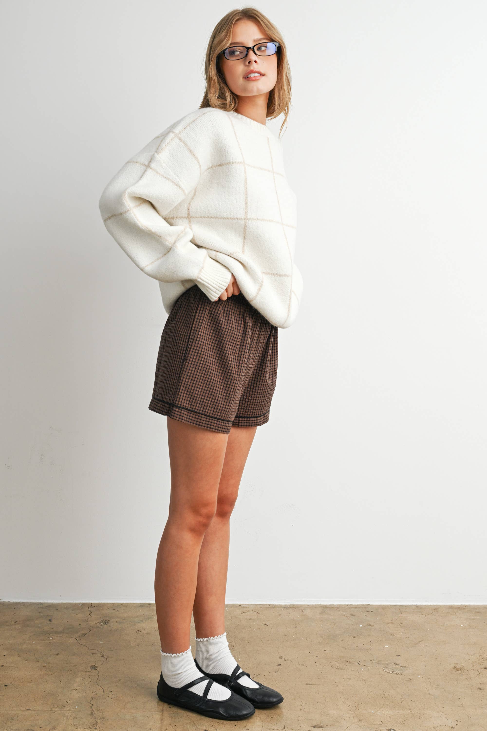 The Lasso Checkered Sweater