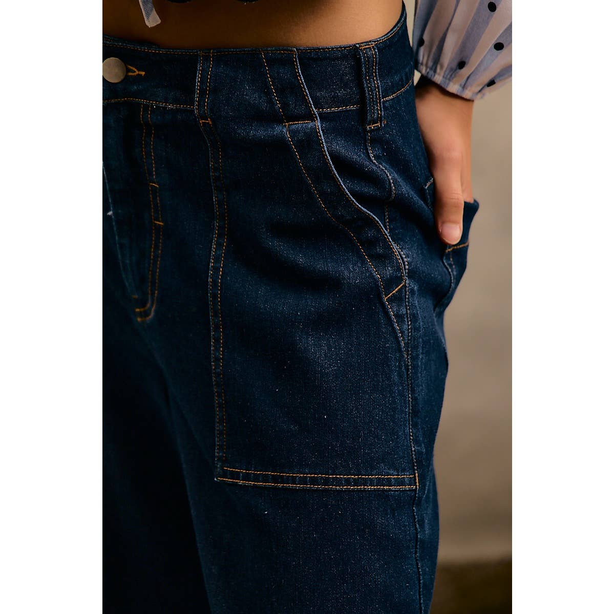 The Tessa Barrel Jean