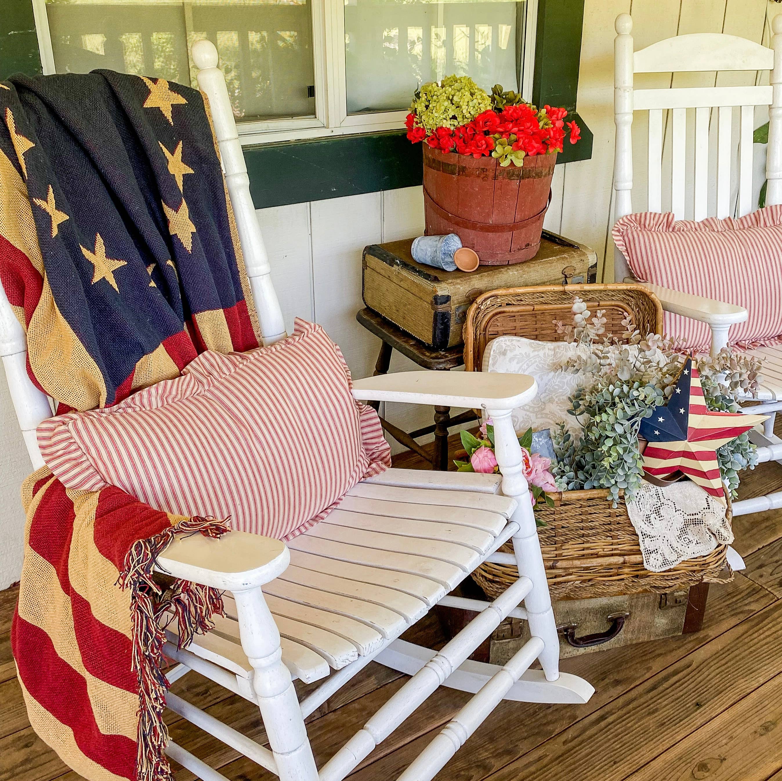 Americana Flag Woven Throw