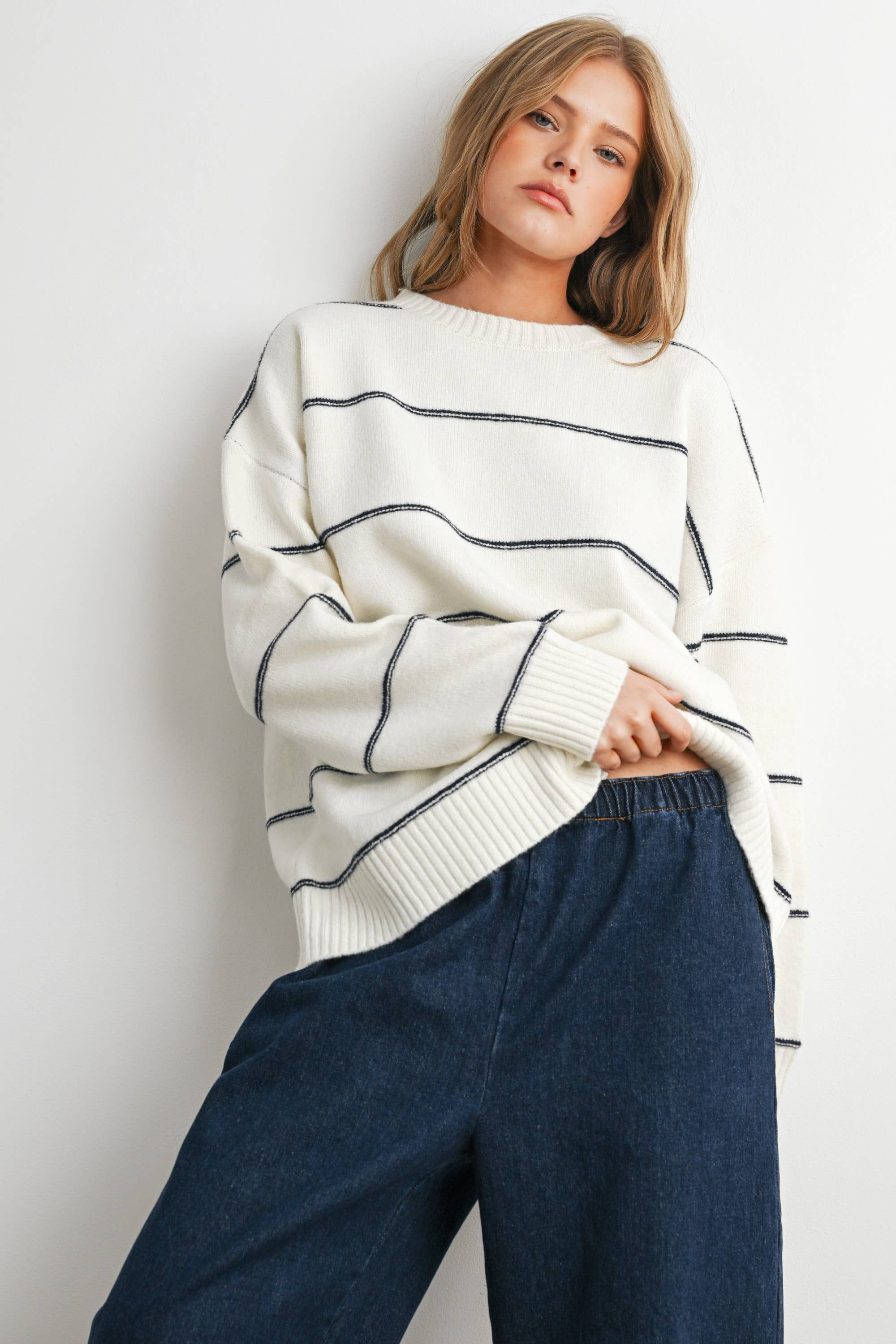 The Cooper Drop Shoulder Sweater