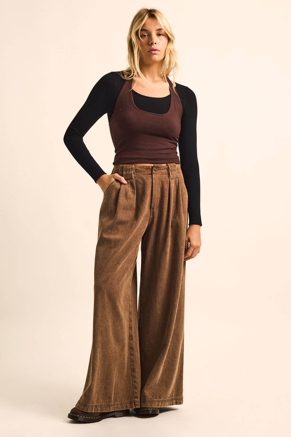 The Alden Wide Leg Pant