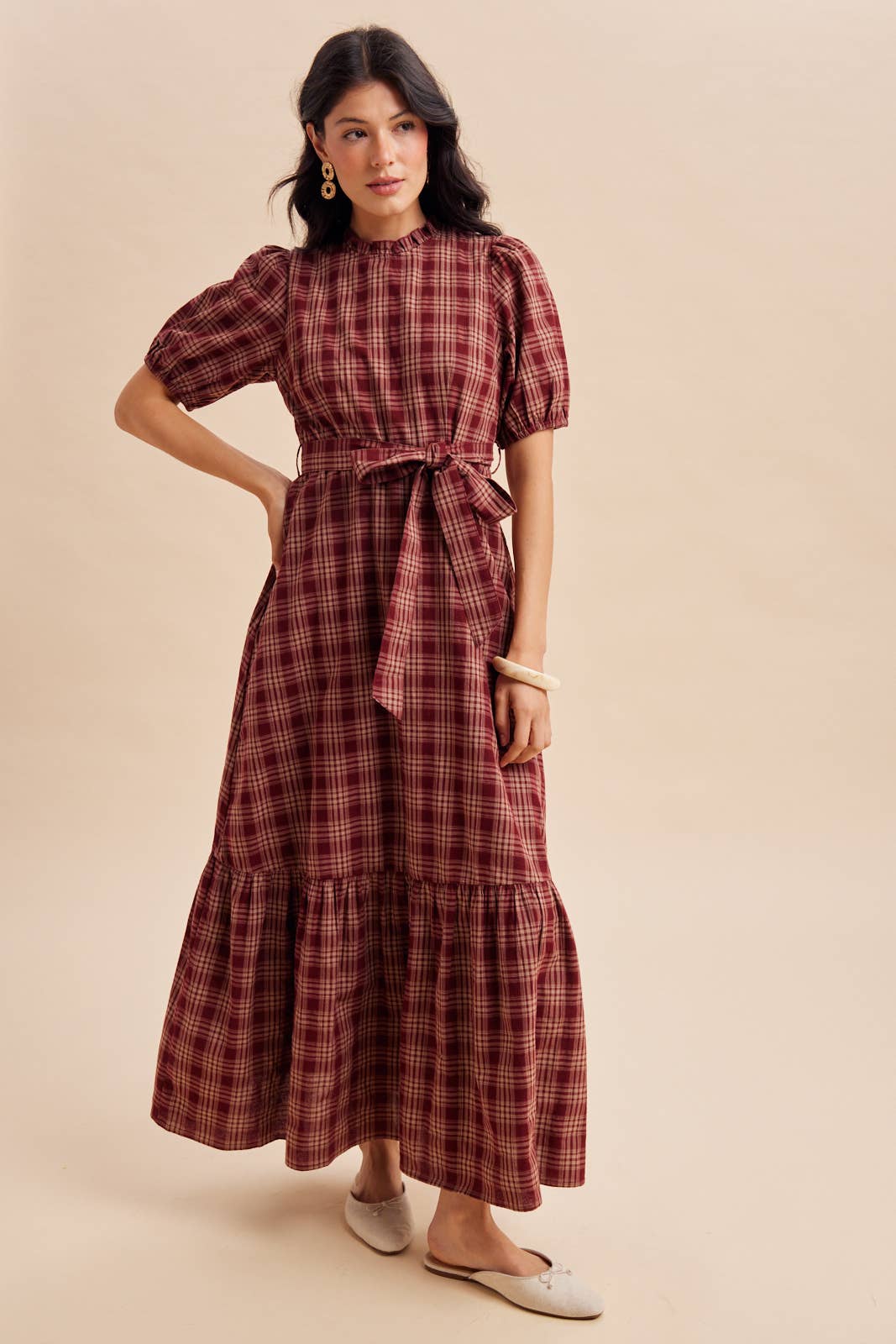 The Scout Plaid Maxi Dress