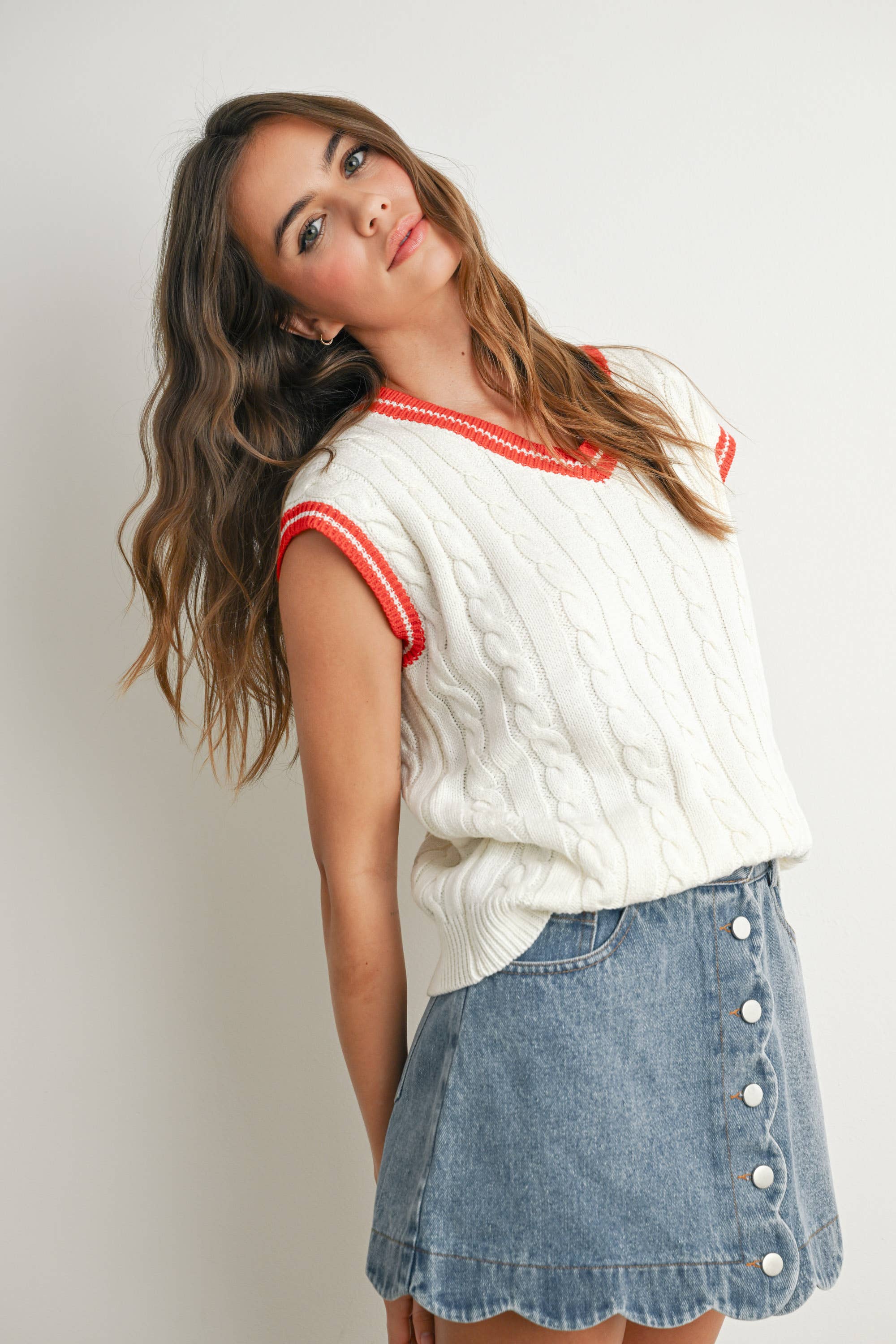 The Val Knitted Sweater Vest