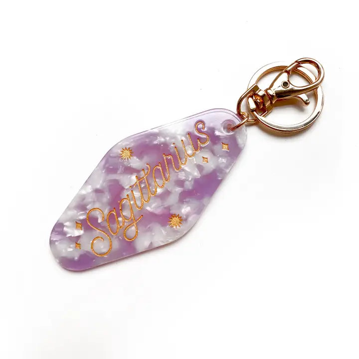 Zodiac Motel Key Chain