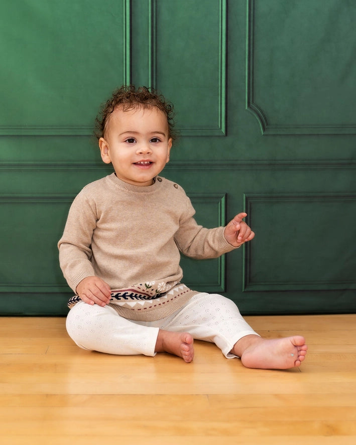 Fair Isle Sweater Knit Dress