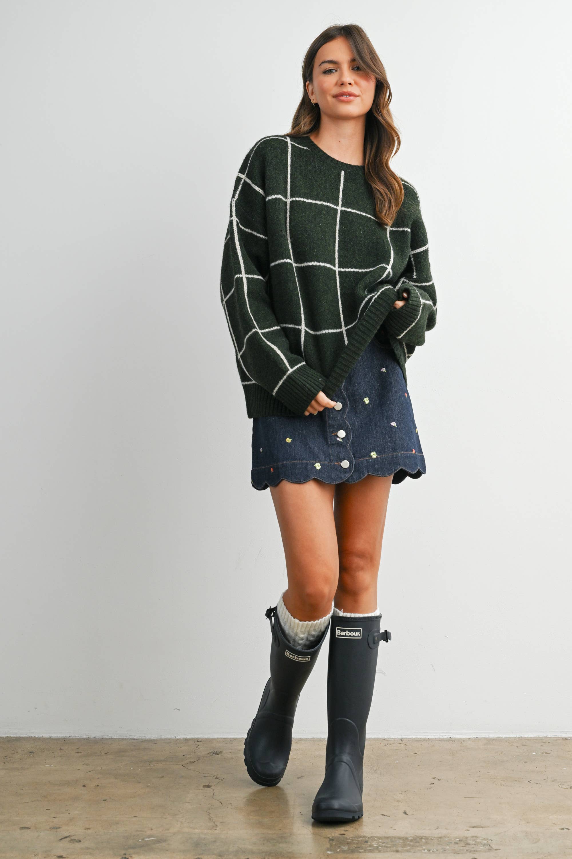 The Lasso Checkered Sweater