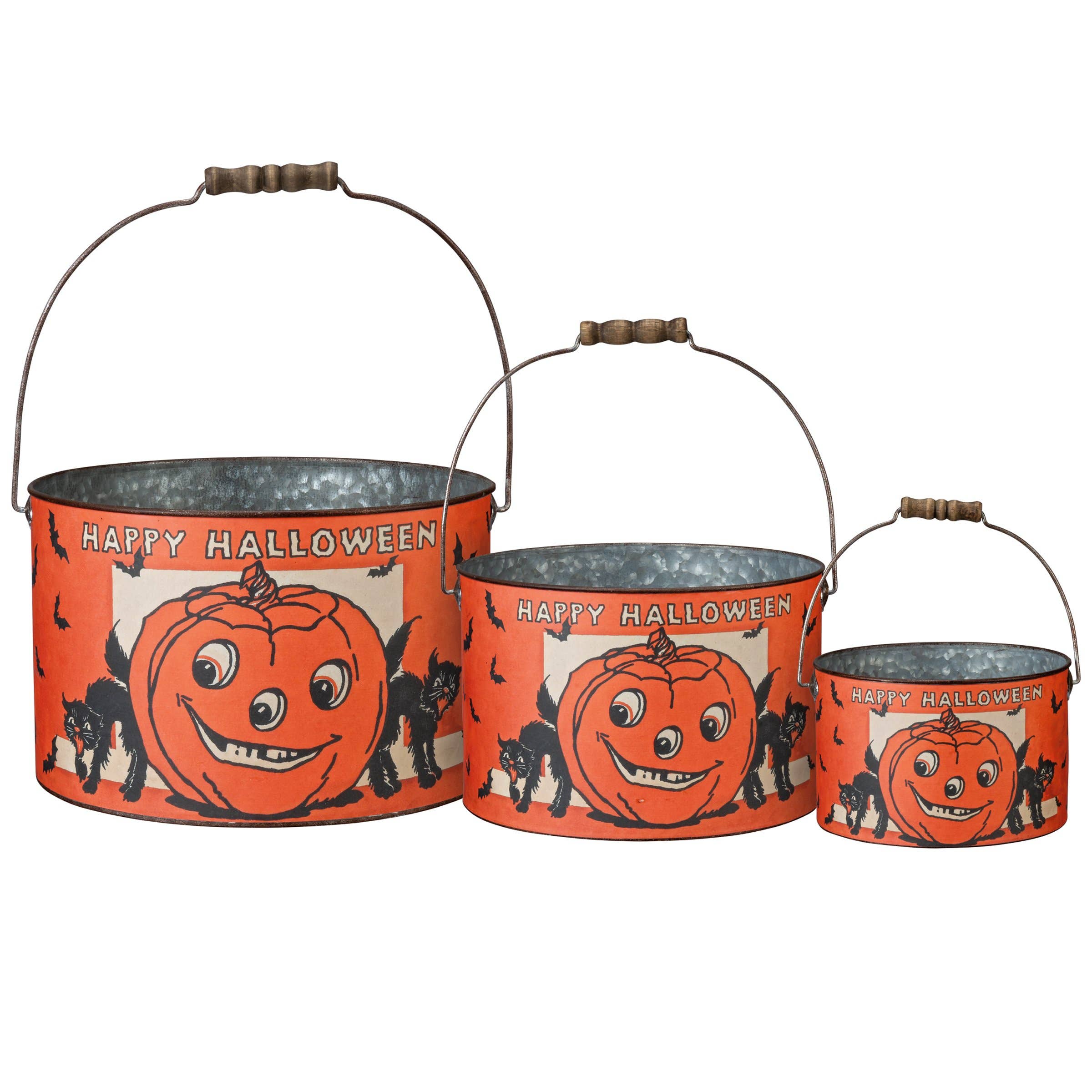Vintage Happy Halloween Bucket