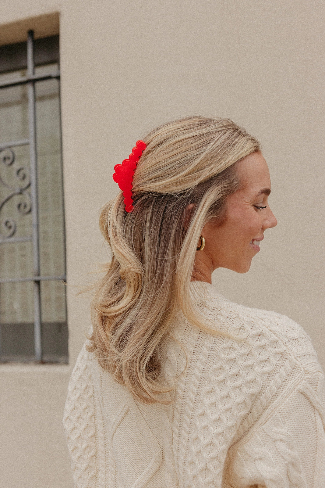 Scalloped Midi Hold Everything Claw