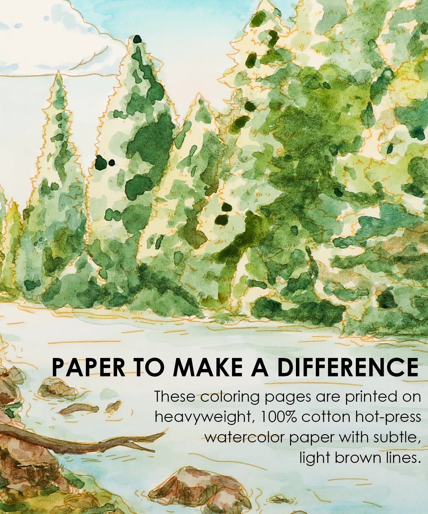 Themed Watercolor Coloring Club Box