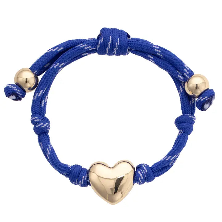 Blaine Puffy Heart Paracord Bracelet