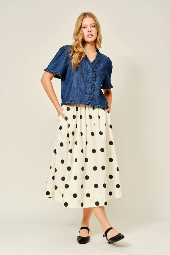 The Poppy Midi Full Skirt