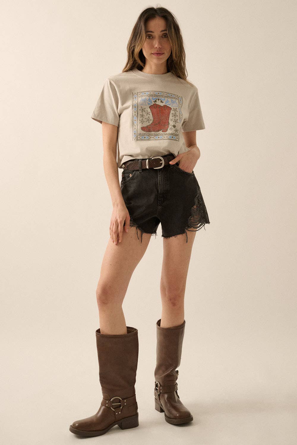 Western Cowboy Graphic Tee