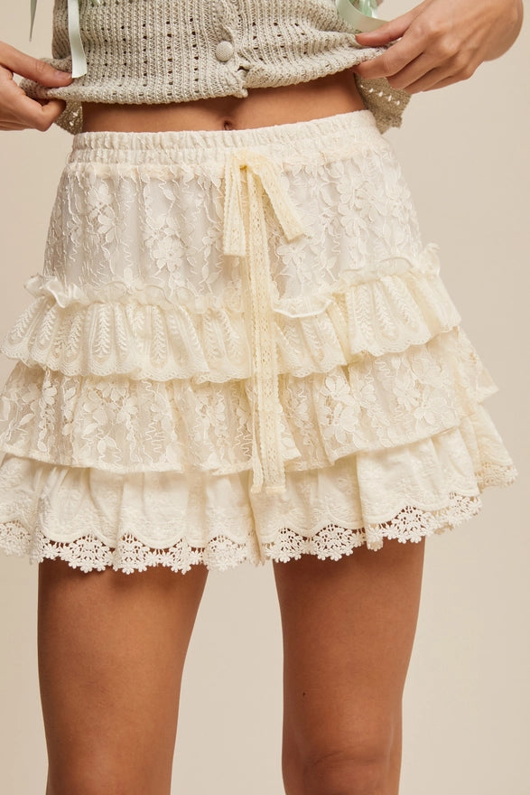 The Viola Lace Short