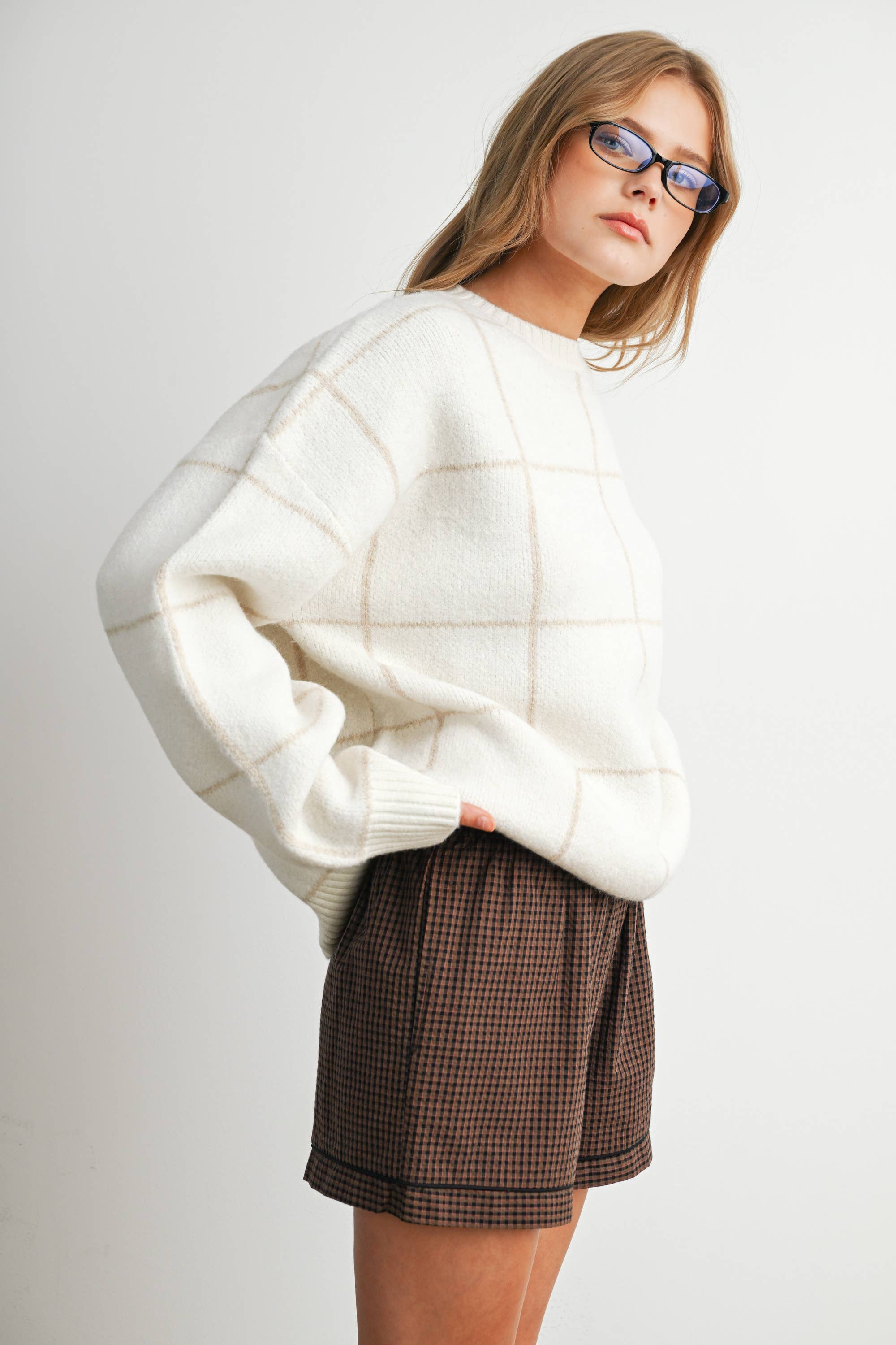 The Lasso Checkered Sweater