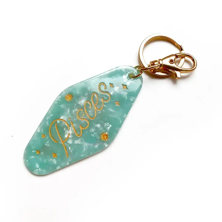 Zodiac Motel Key Chain