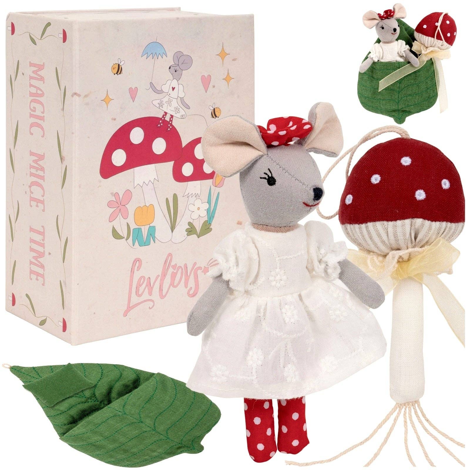 Levlovs Mouse and the Mushroom Wonder Forest Red Set