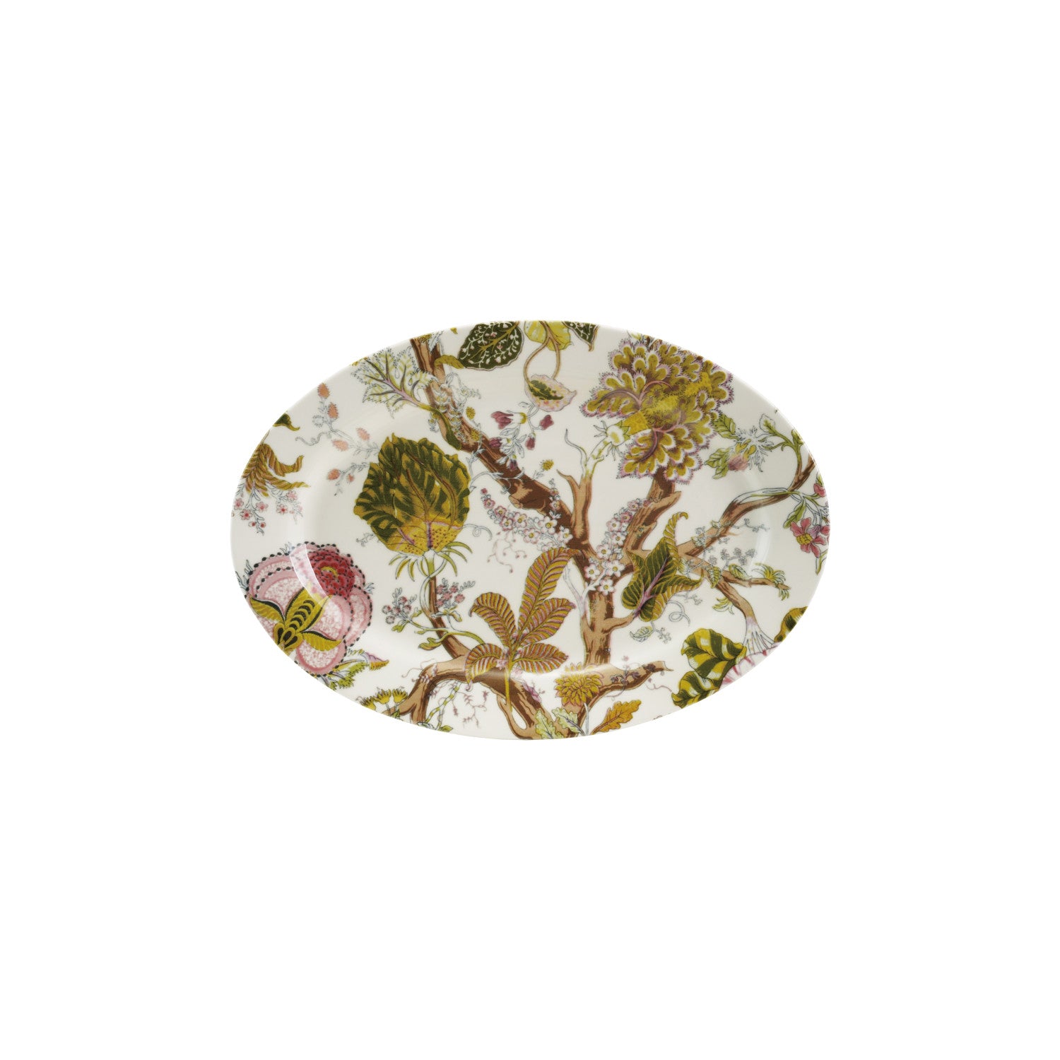 Botanical Oval Stoneware Platter