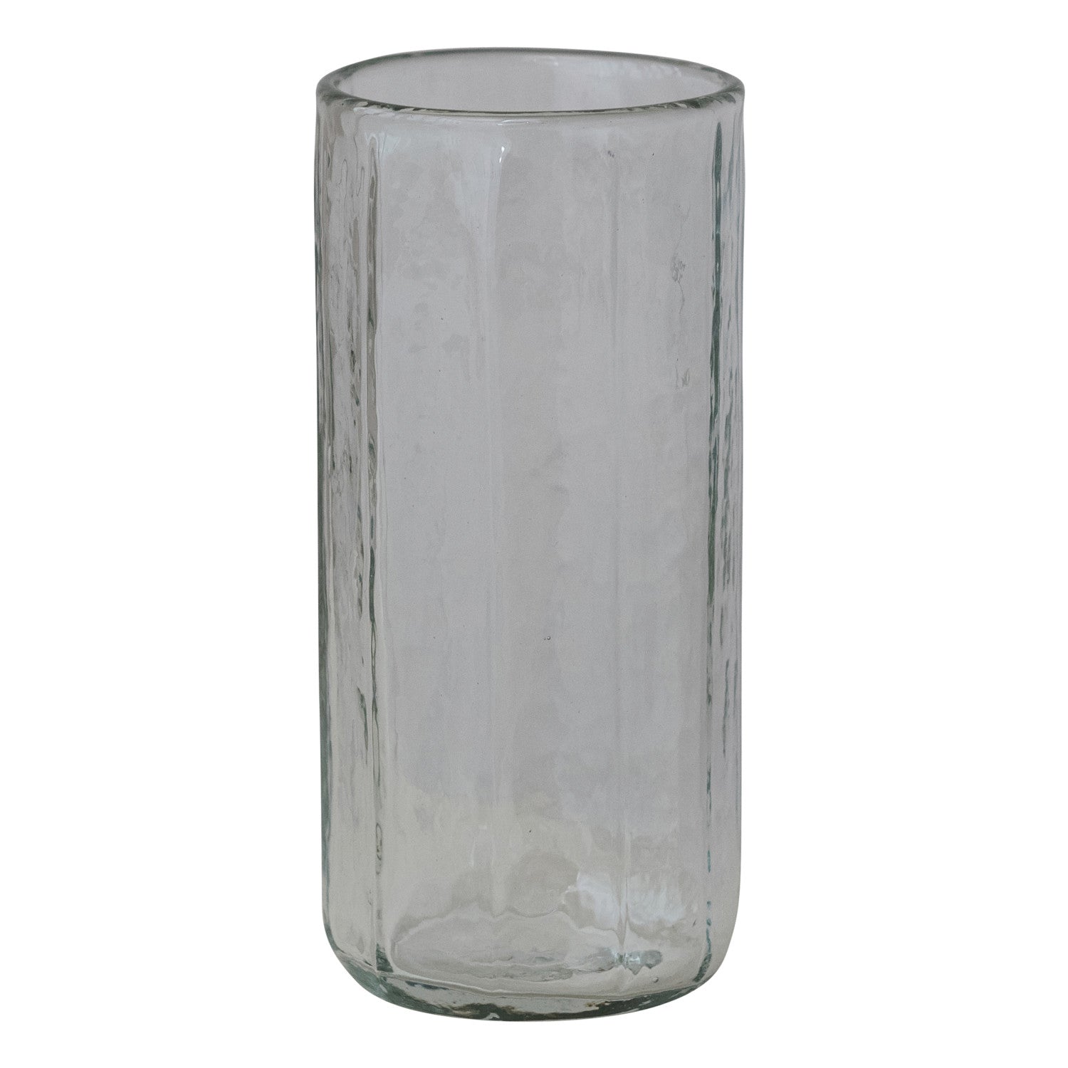 Hand-Blown Clear Drinking Glass