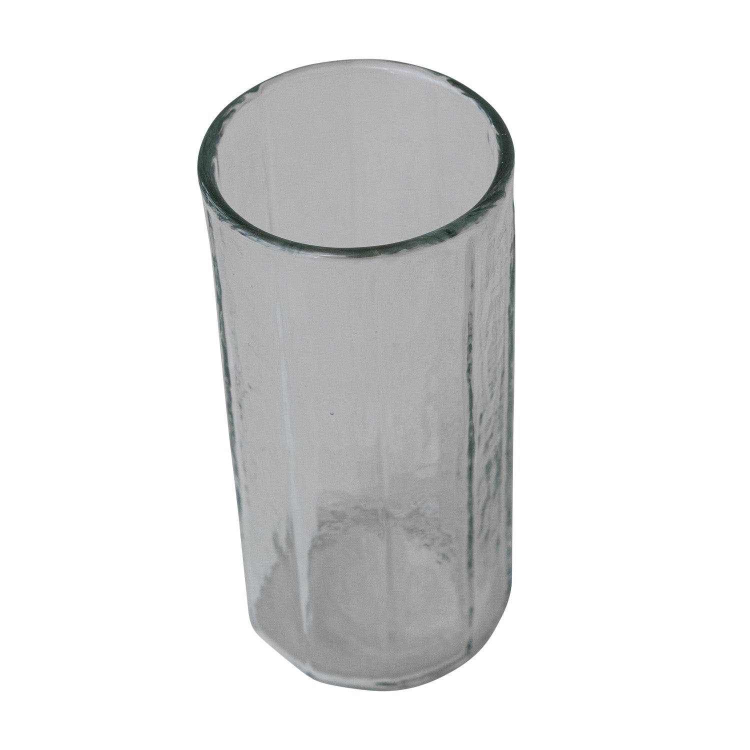 Hand-Blown Clear Drinking Glass