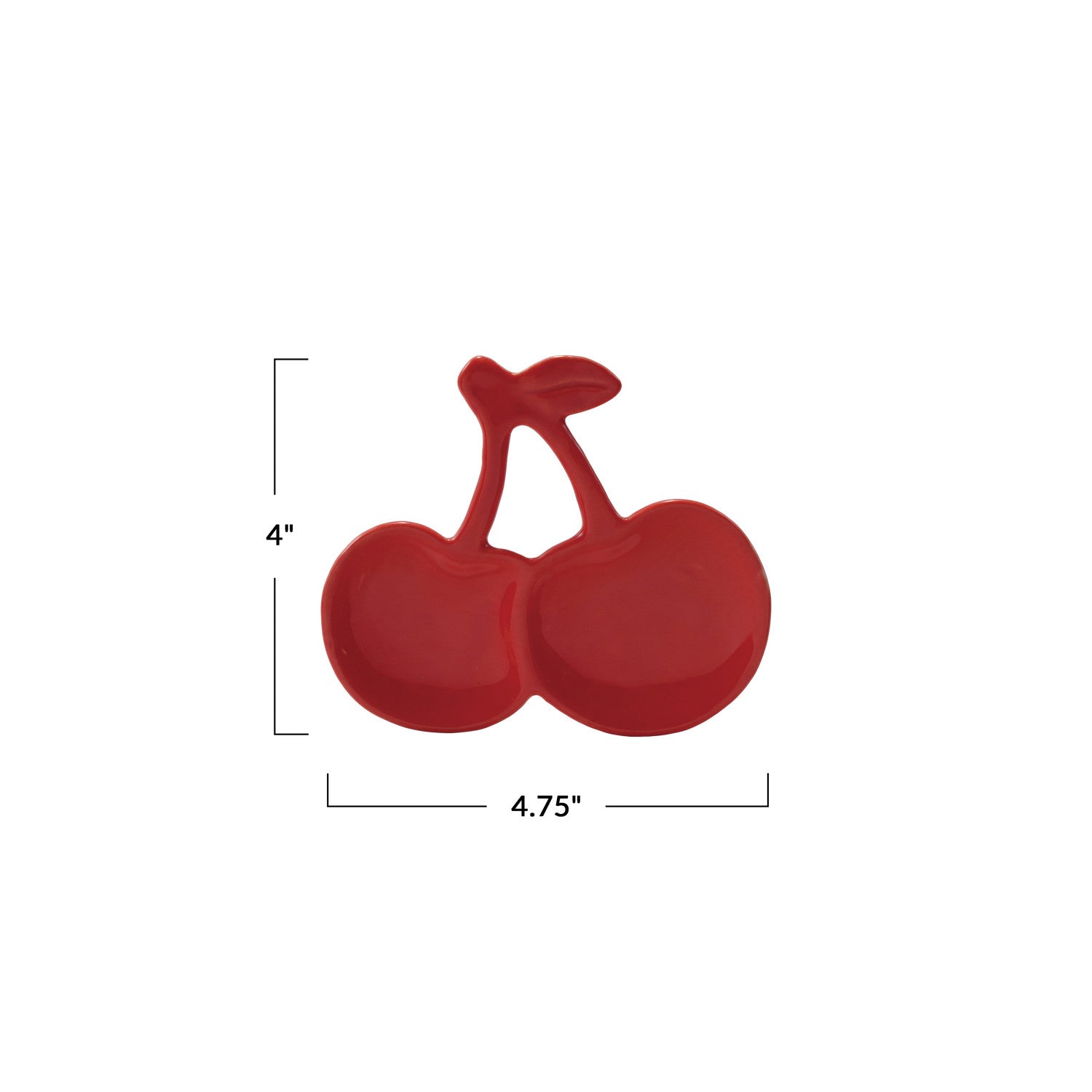 Cherry Shaped Ceramic Dish