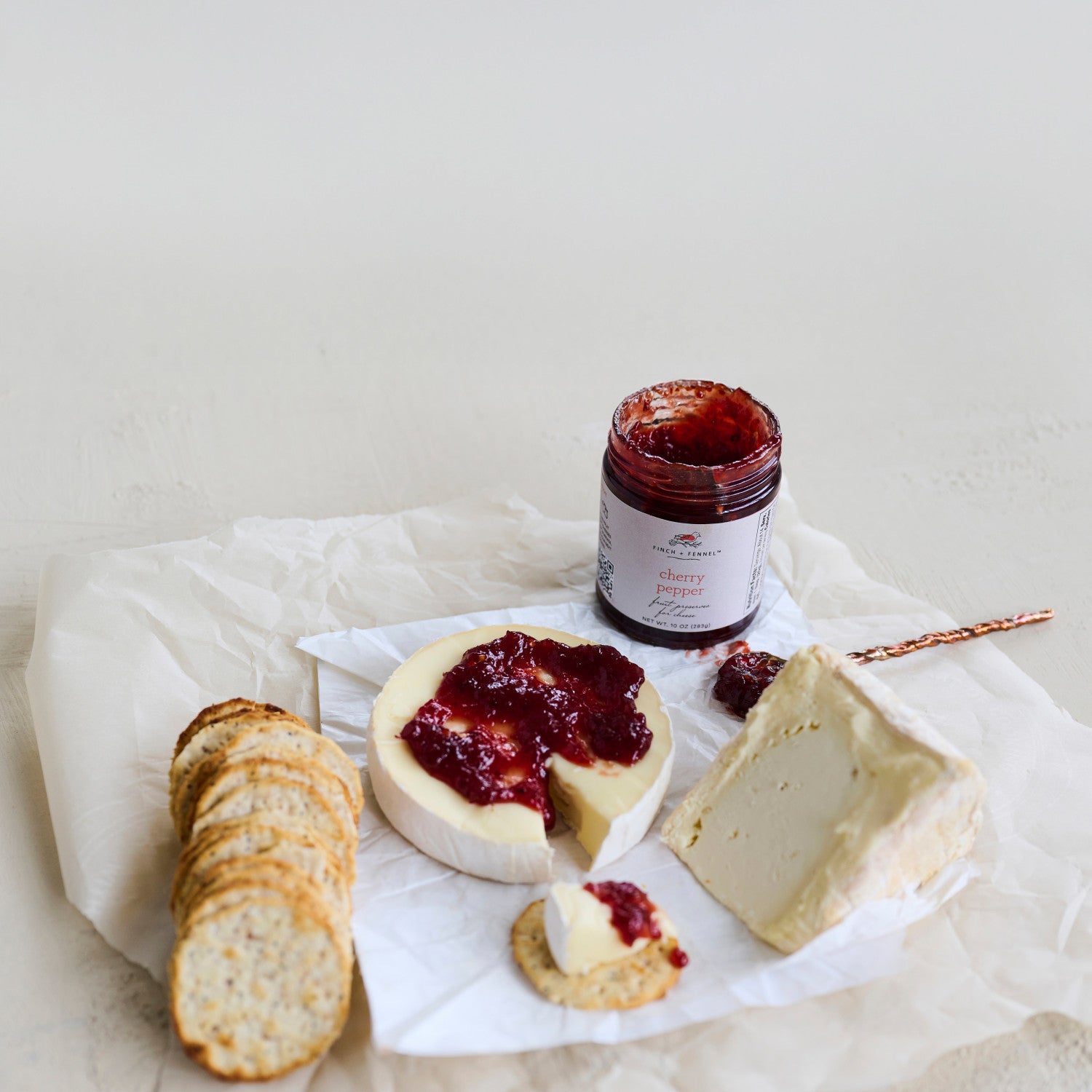 Cherry Pepper Fruit Preserves for Cheese