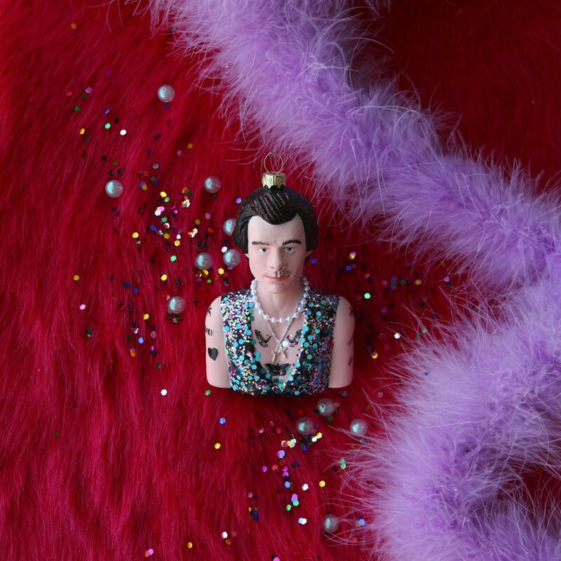 Harry Styles Christmas ornament 