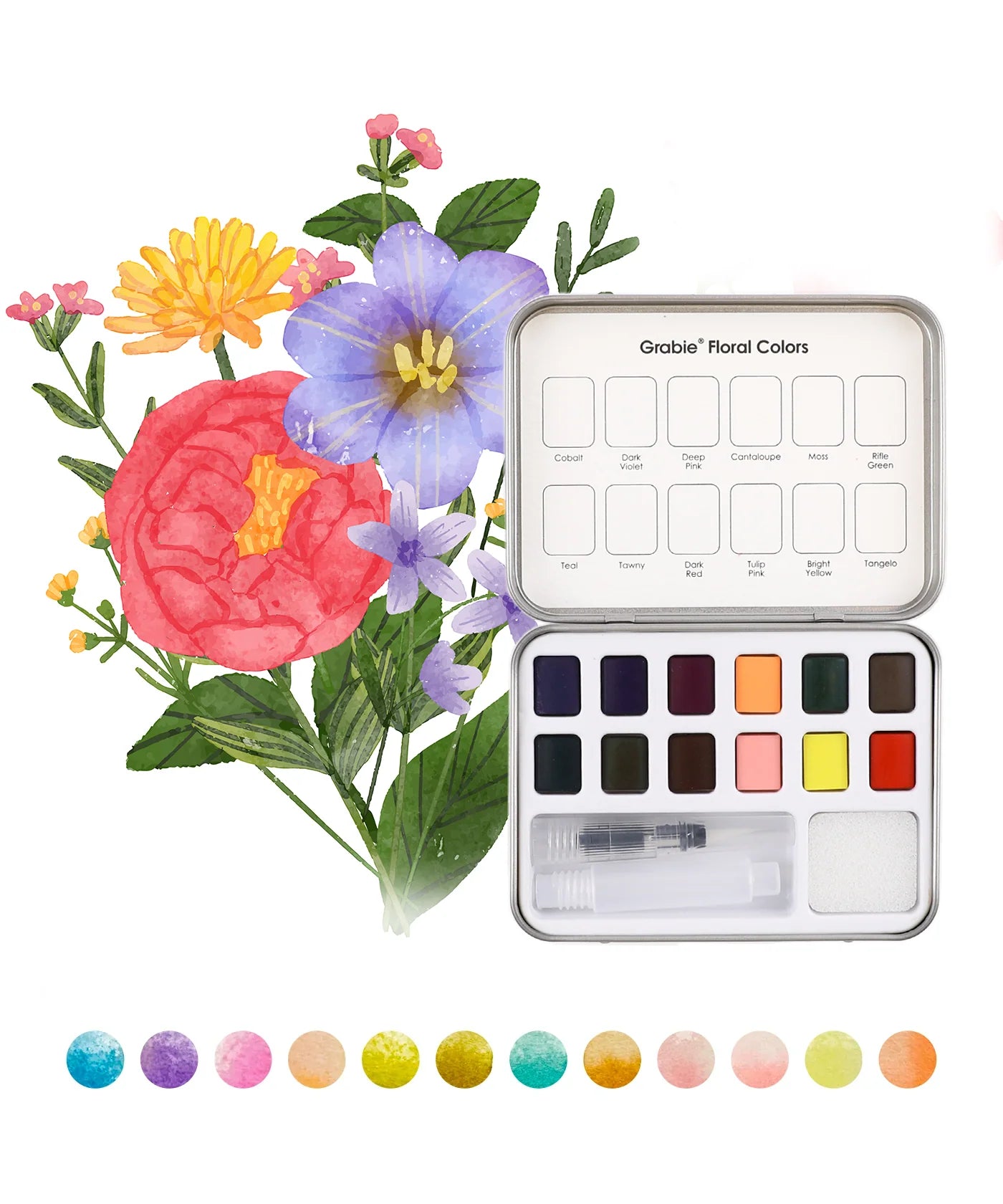 Themed Watercolor Coloring Club Box