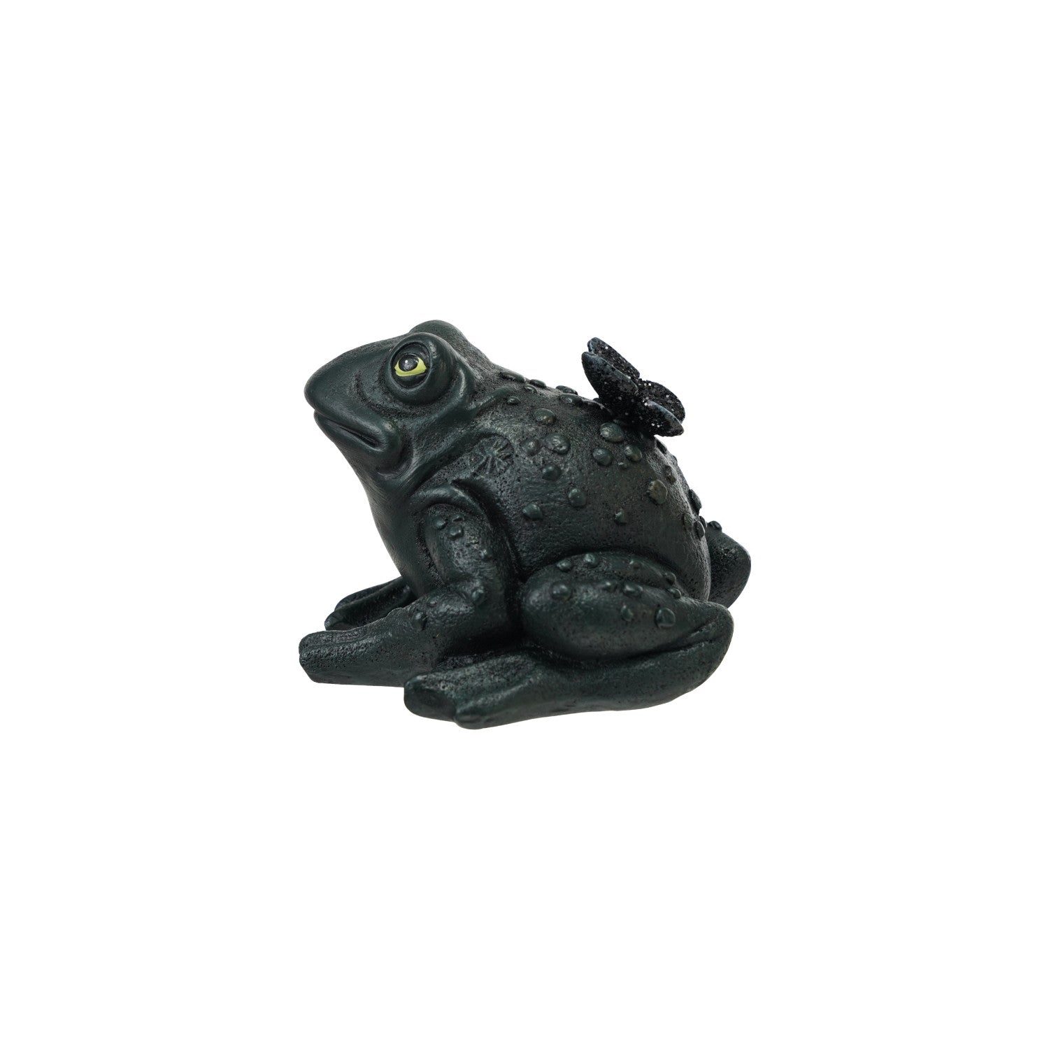 Black Toad Figurine