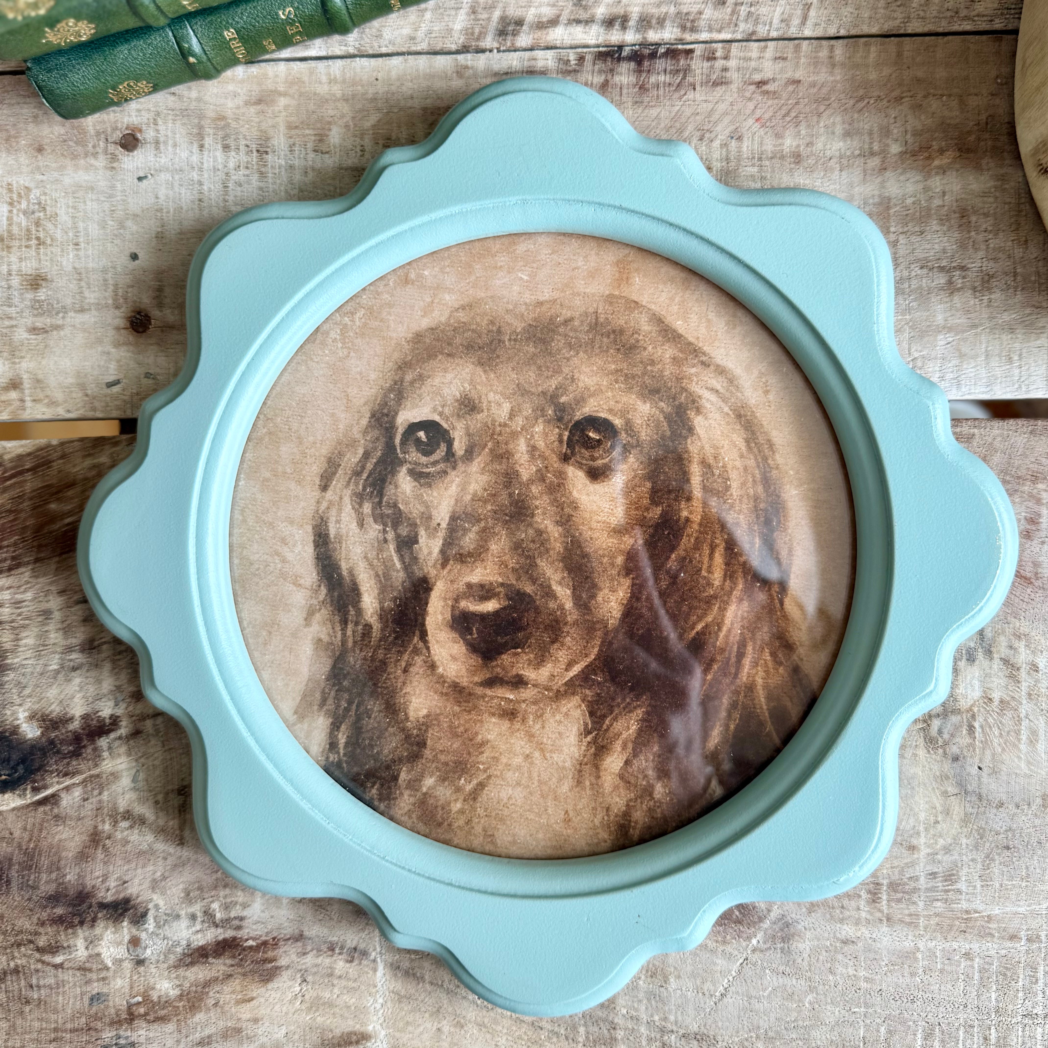 Dog Image Vintage Wall Decor