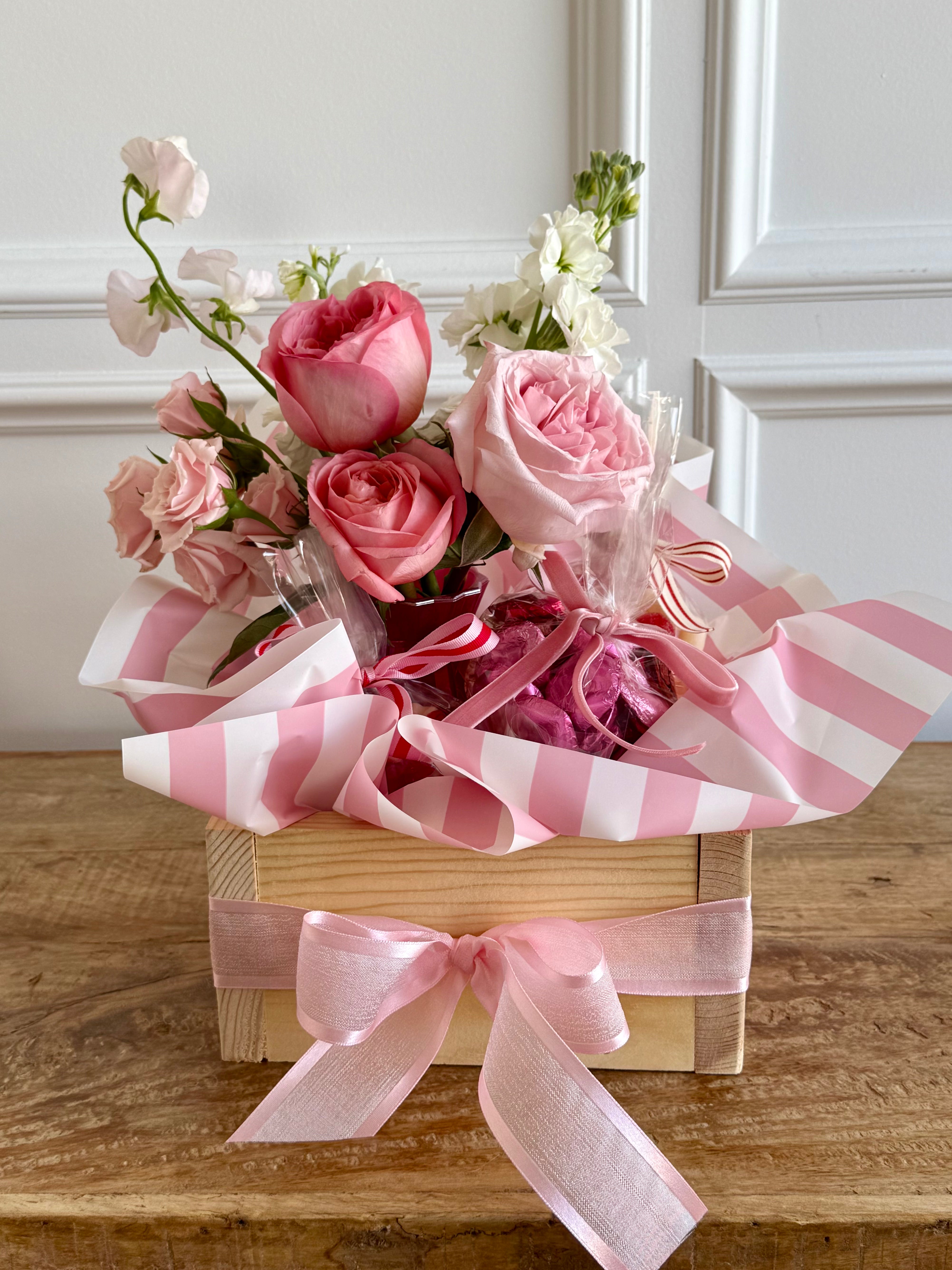 L-O-V-E :: Flowers & Candy Crate