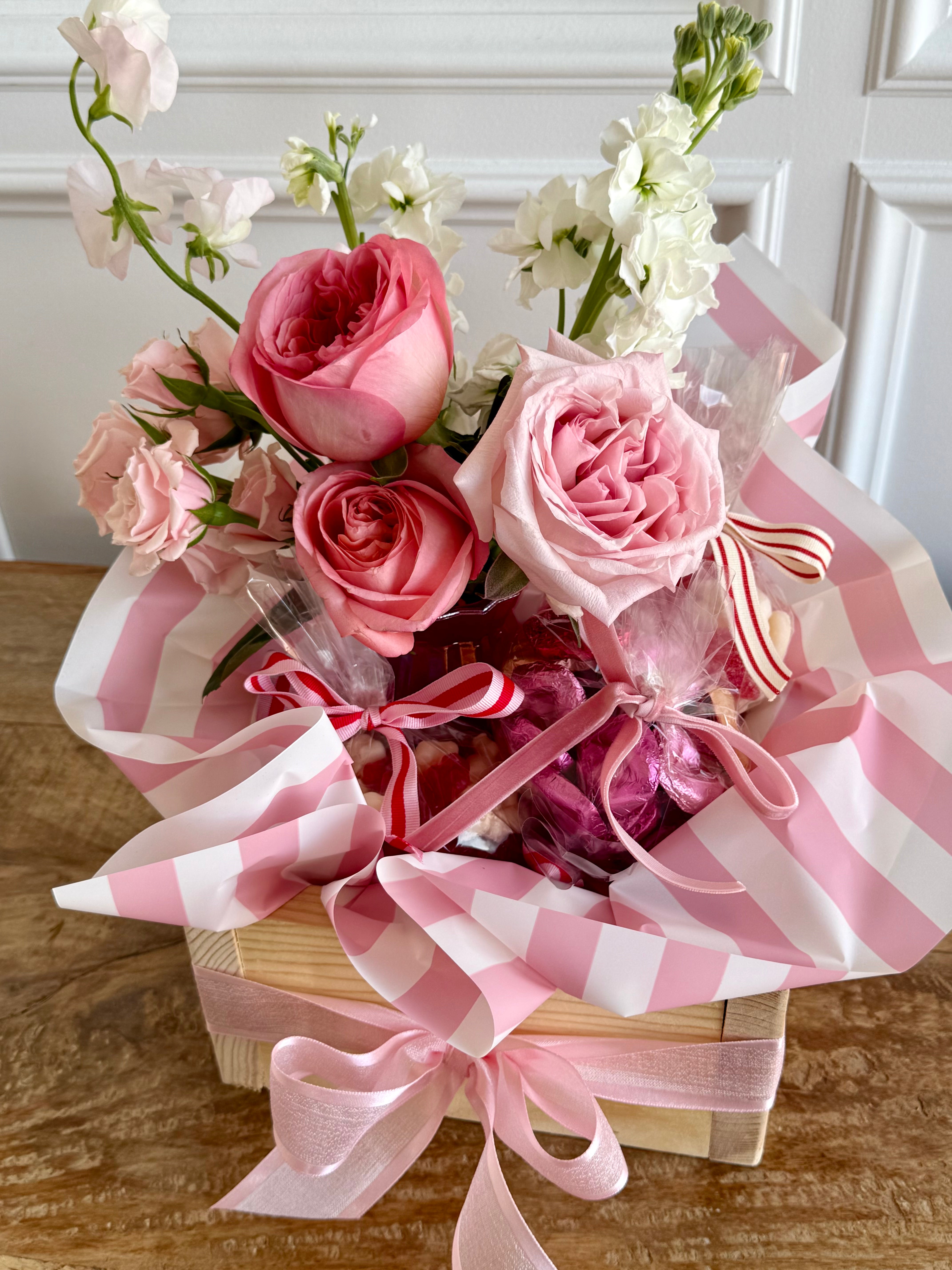 L-O-V-E :: Flowers & Candy Crate