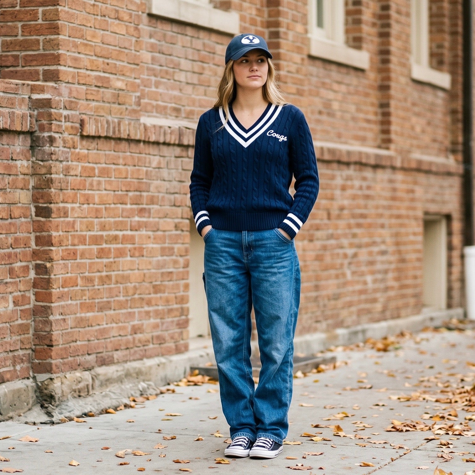 Collegiate BYU Cable Knit