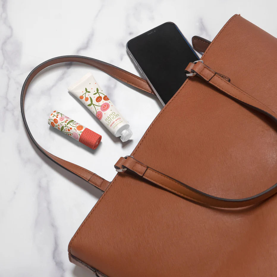 Lip Balm and Hand Lotion Set