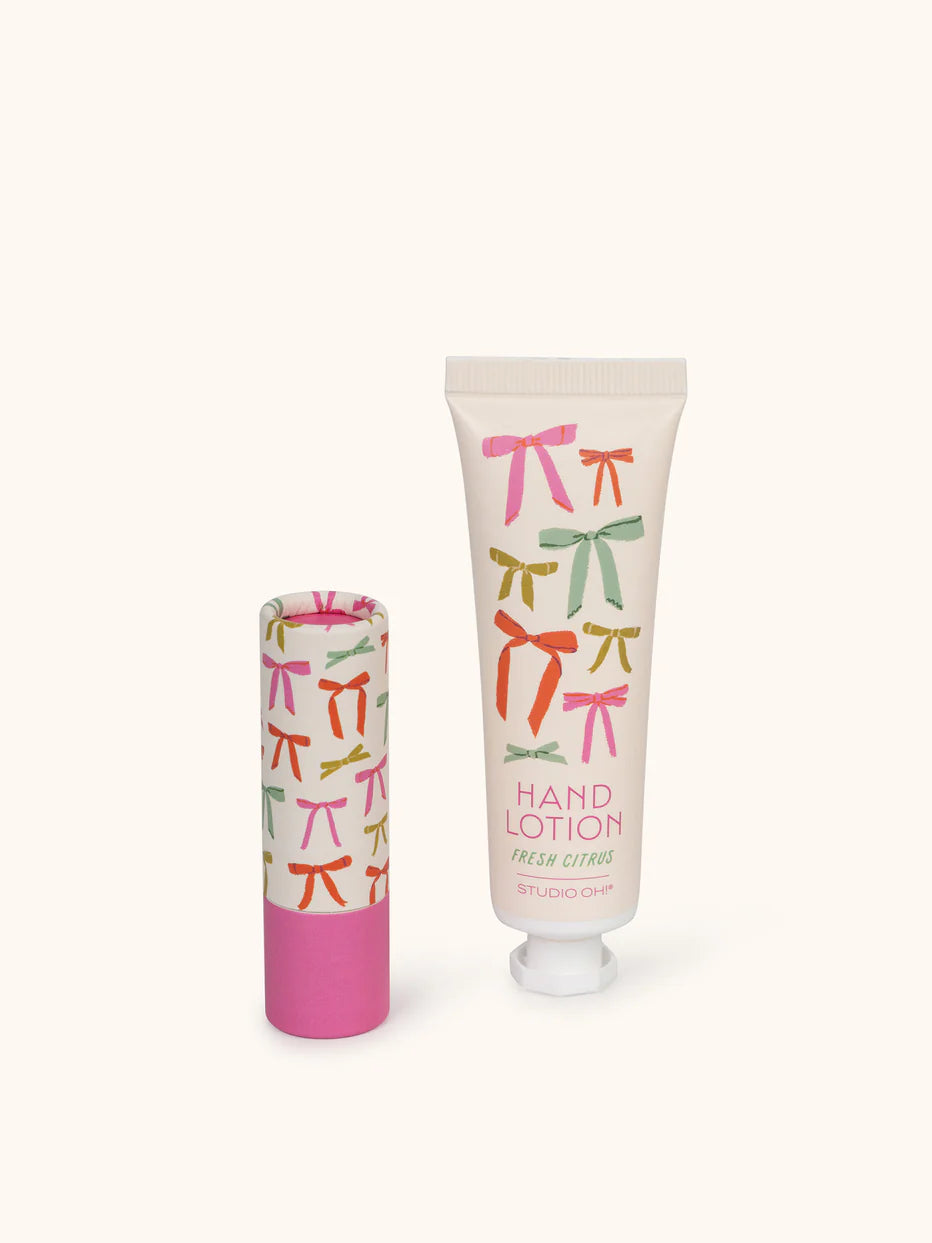 Lip Balm and Hand Lotion Set